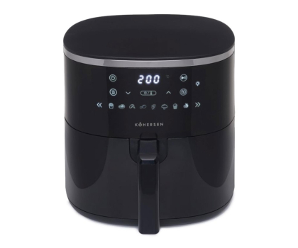 AIR FRYER i frytkownica Kohersen Air Fryer Black Matt NX Ceramic KHAF-M01-S01